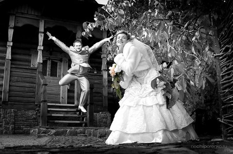 Креативне весільне фото